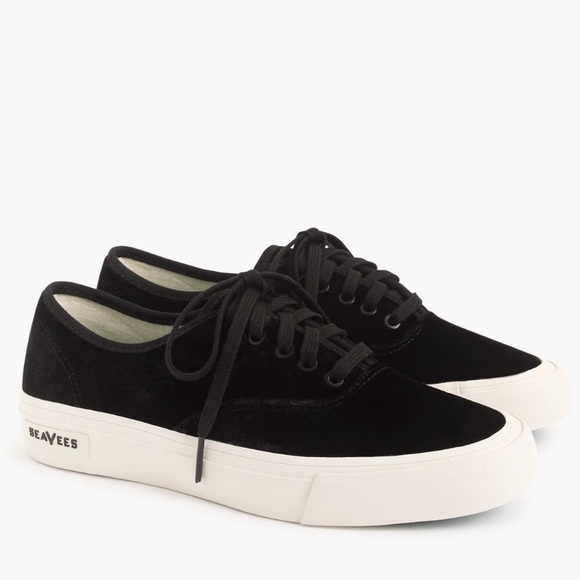 Baskets SeaVees Pour J.Crew - Taille 7.5 Femme - Style Rayé Et Pois